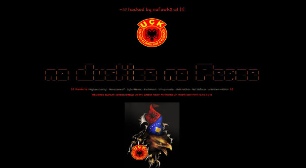 ФОТО: Албански хакери оборили сајт општине Младеновац